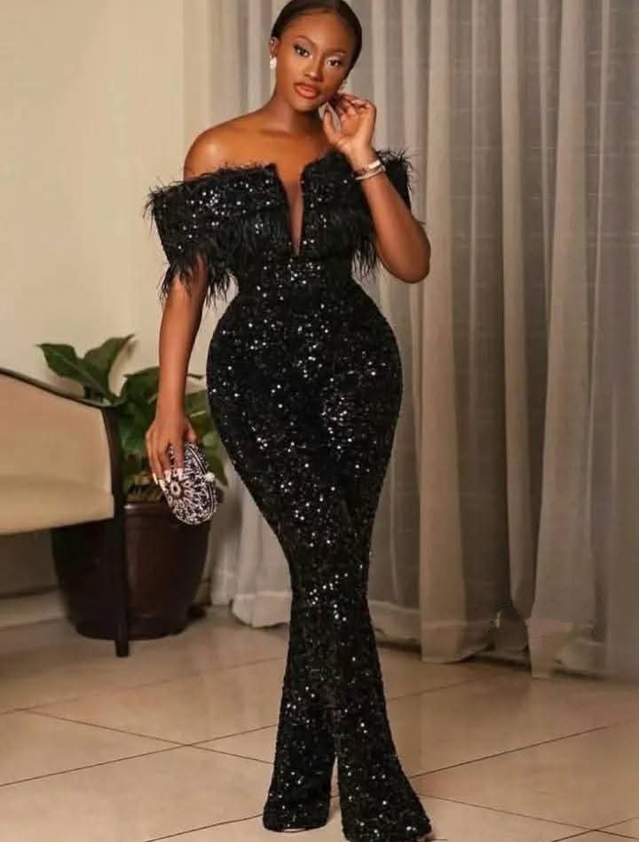 Luxury Sequin Party Dress