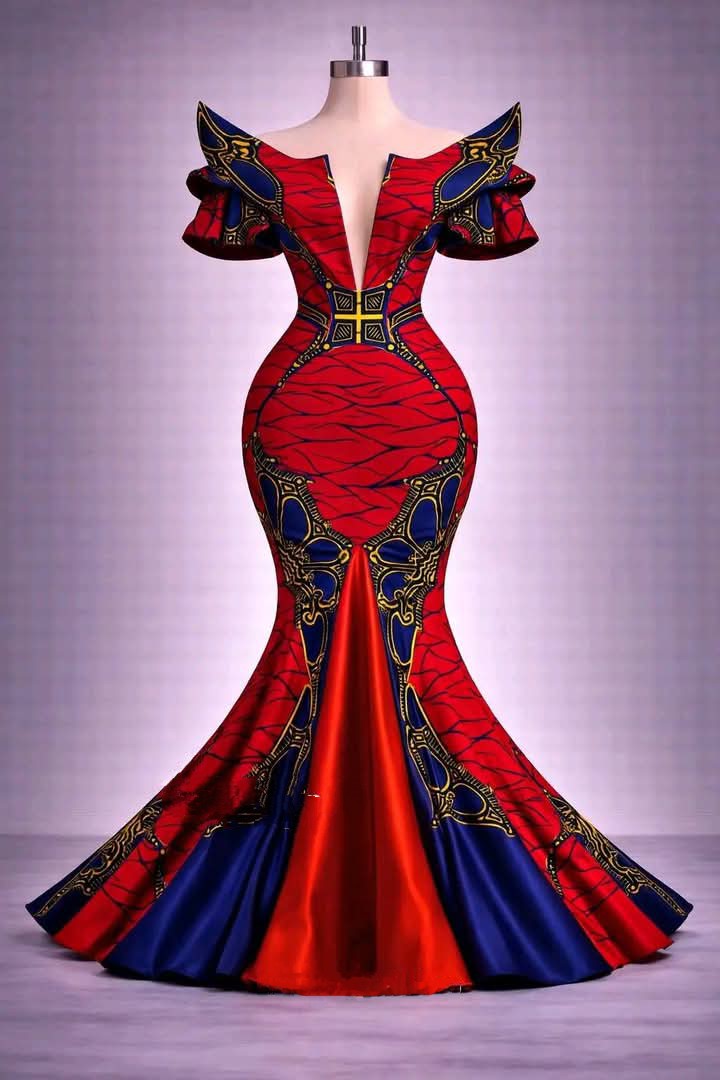 Asoire Ankara Bridal Dress