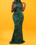 Luxury Sequin Party Dress