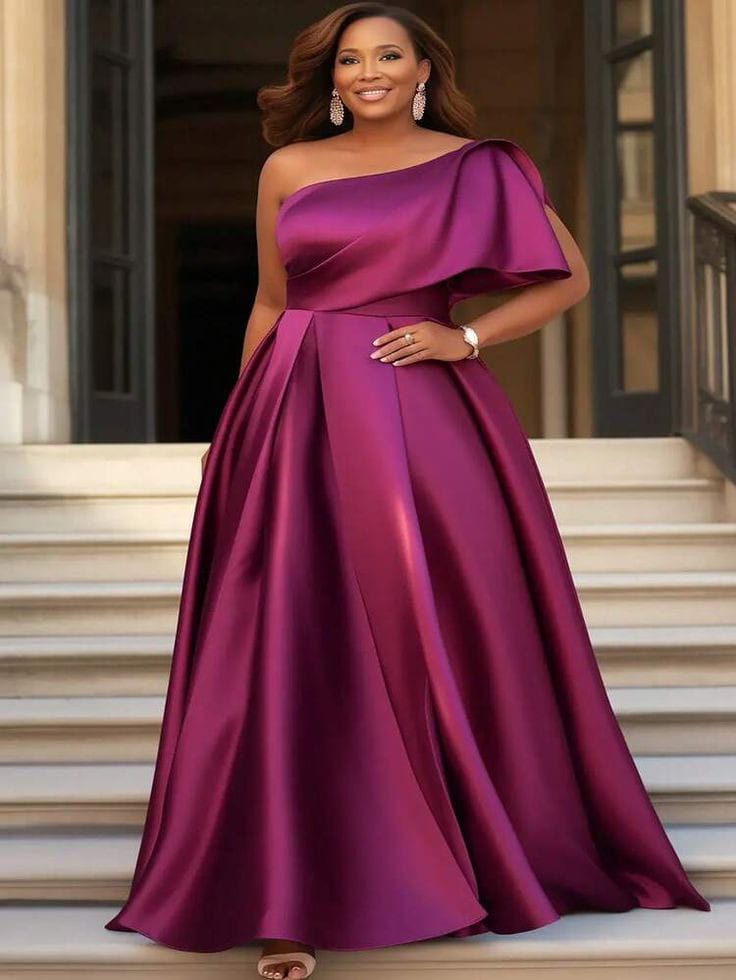 Luxury Purple Party Dress